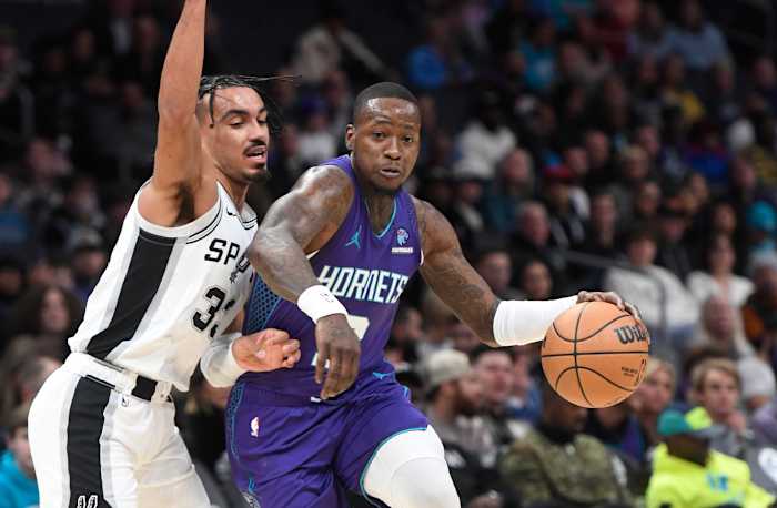 Terry Rozier Tre Jones Hornets
